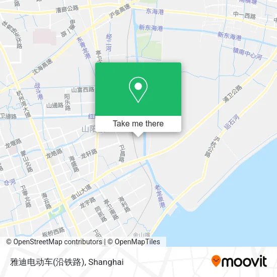 雅迪电动车(沿铁路) map