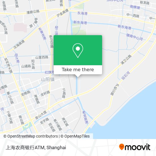 上海农商银行ATM map