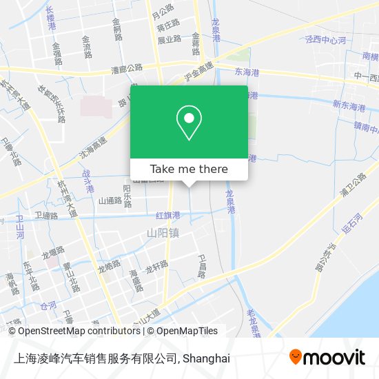 上海凌峰汽车销售服务有限公司 map