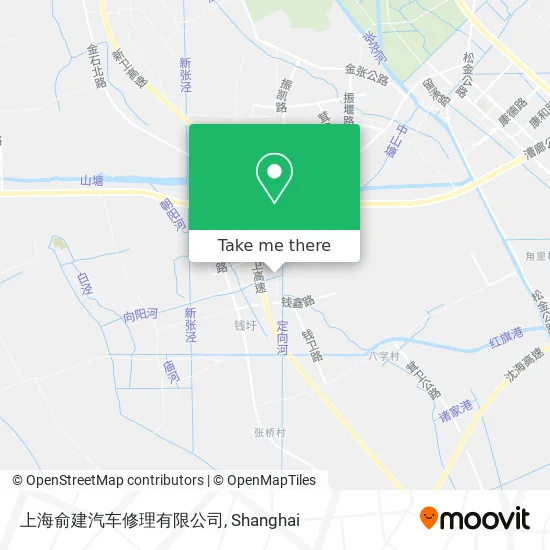 上海俞建汽车修理有限公司 map