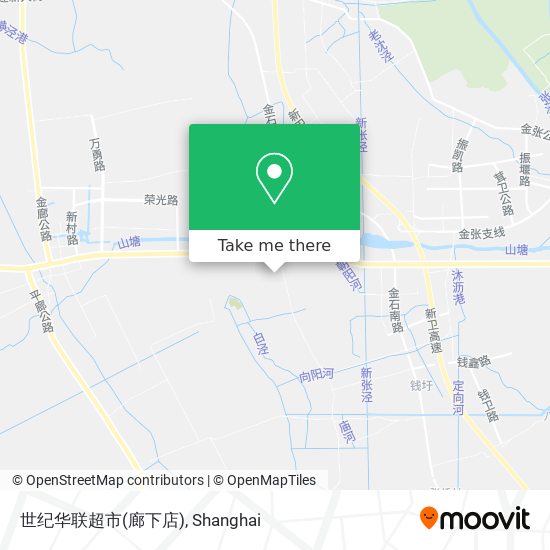 世纪华联超市(廊下店) map