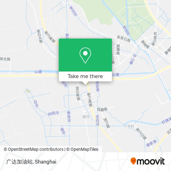 广达加油站 map