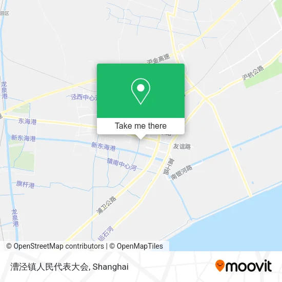 漕泾镇人民代表大会 map