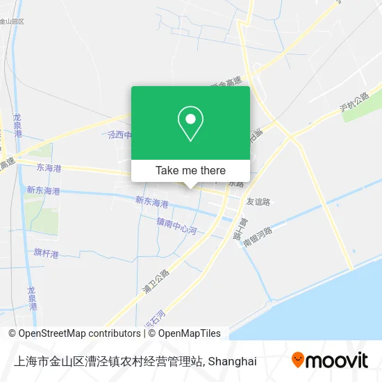 上海市金山区漕泾镇农村经营管理站 map