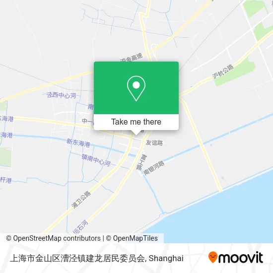 上海市金山区漕泾镇建龙居民委员会 map