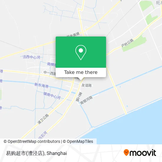 易购超市(漕泾店) map