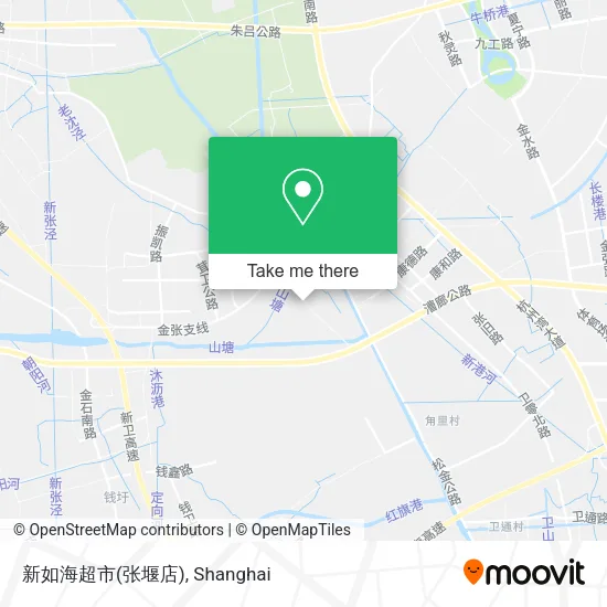 新如海超市(张堰店) map