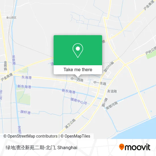 绿地漕泾新苑二期-北门 map