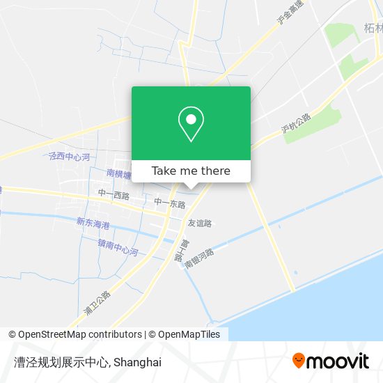 漕泾规划展示中心 map