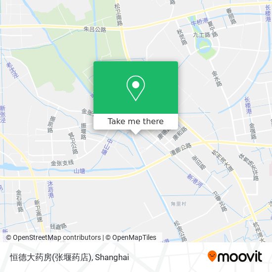 恒德大药房(张堰药店) map