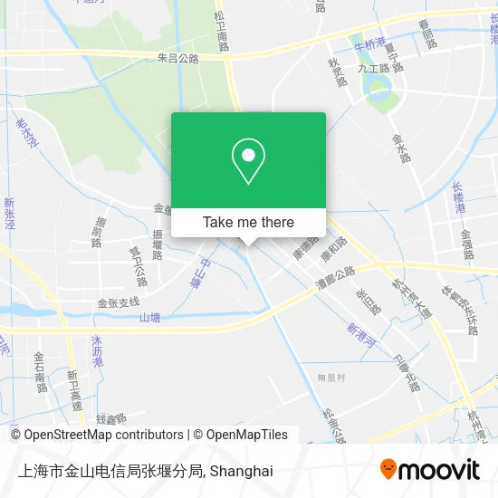 上海市金山电信局张堰分局 map