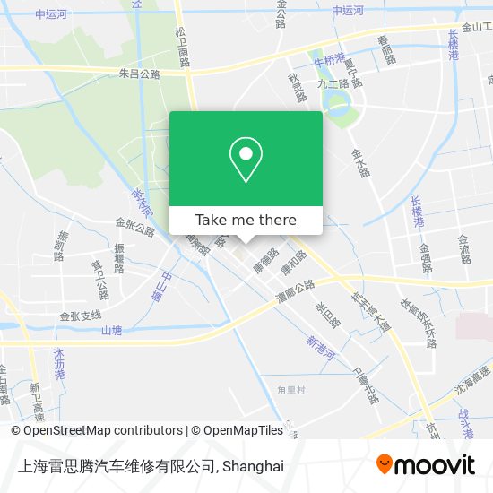 上海雷思腾汽车维修有限公司 map