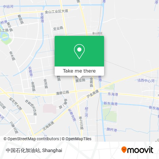 中国石化加油站 map