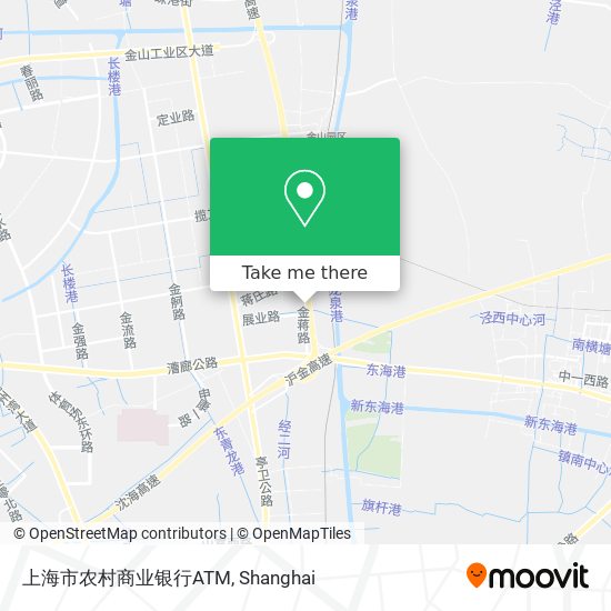 上海市农村商业银行ATM map