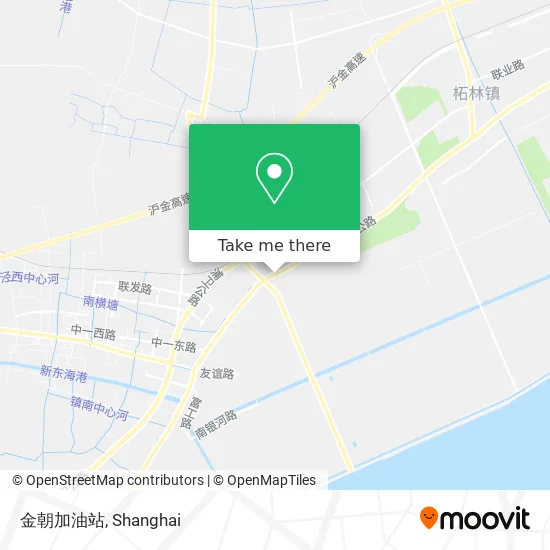 金朝加油站 map