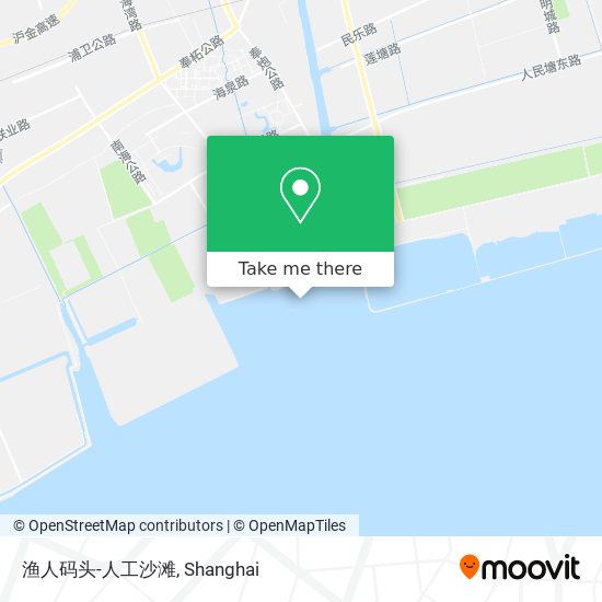 渔人码头-人工沙滩 map