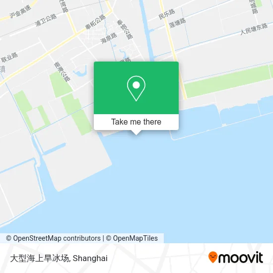 大型海上旱冰场 map