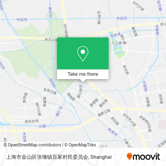 上海市金山区张堰镇百家村民委员会 map