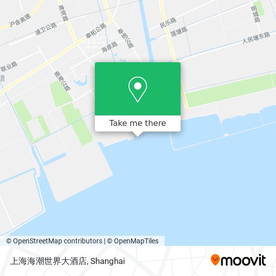 上海海潮世界大酒店 map