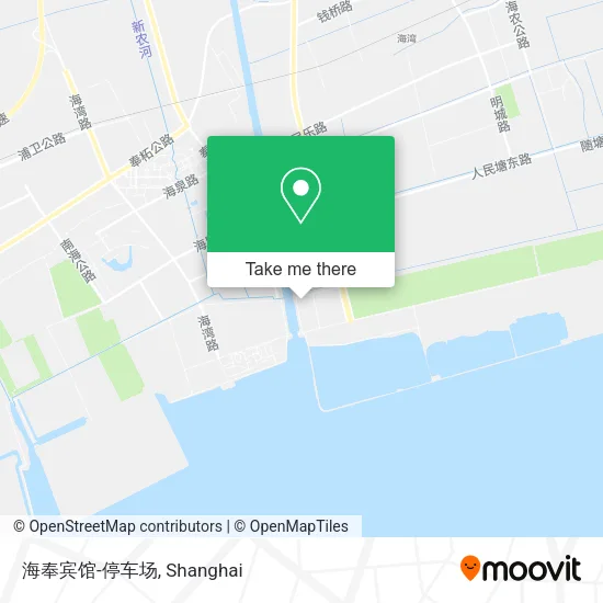 海奉宾馆-停车场 map