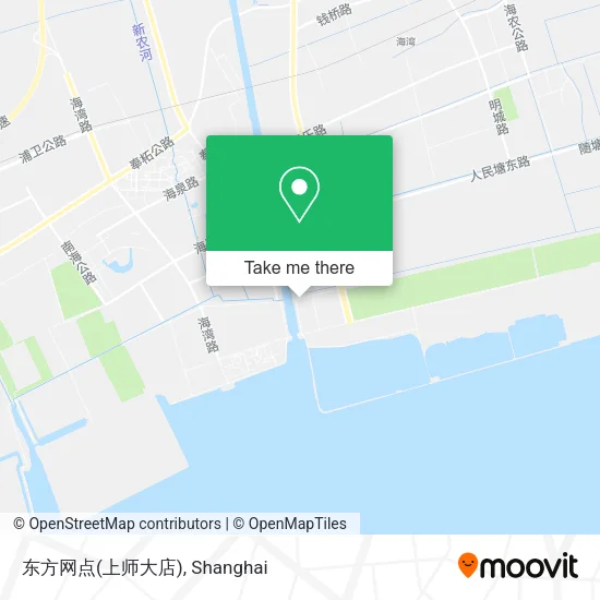 东方网点(上师大店) map