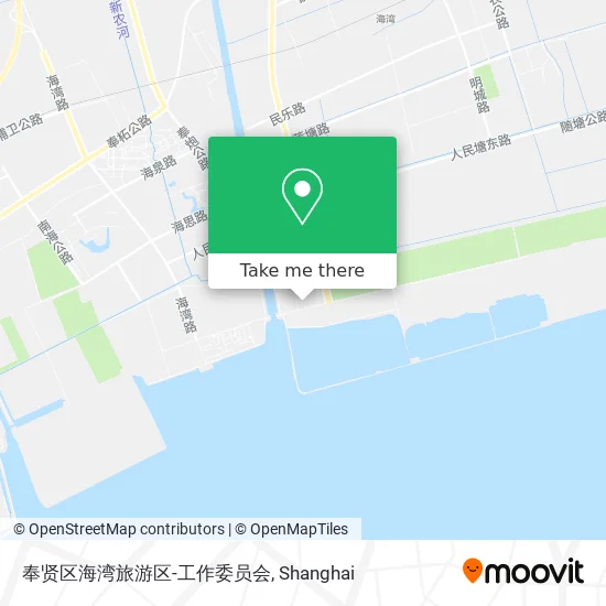 奉贤区海湾旅游区-工作委员会 map
