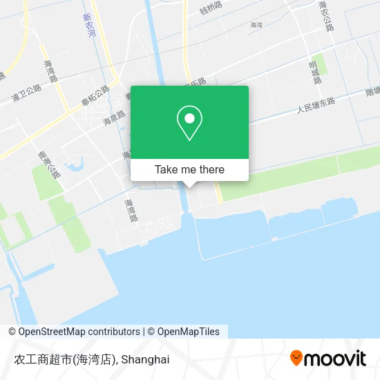 农工商超市(海湾店) map