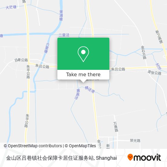 金山区吕巷镇社会保障卡居住证服务站 map