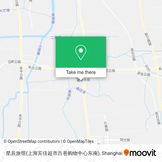 星辰旅馆(上海宾佳超市吕巷购物中心东南) map