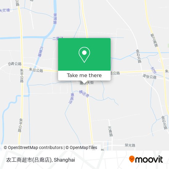 农工商超市(吕廊店) map