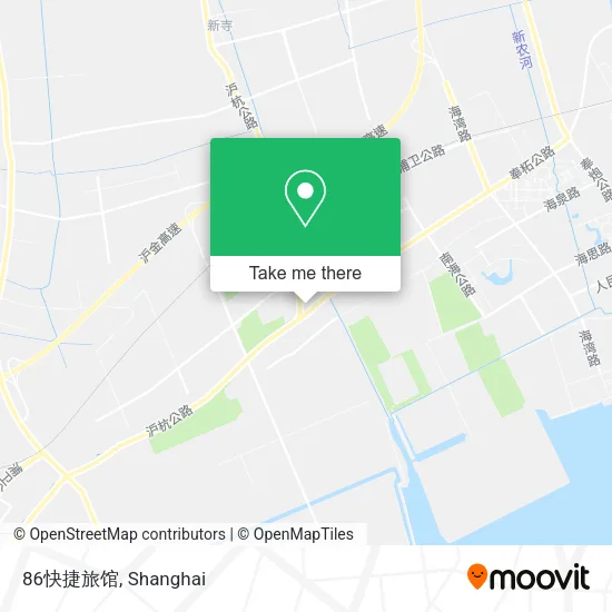 86快捷旅馆 map