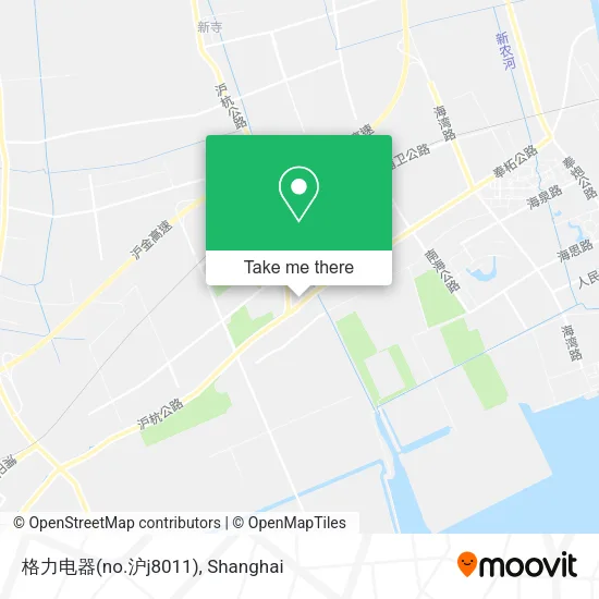 格力电器(no.沪j8011) map
