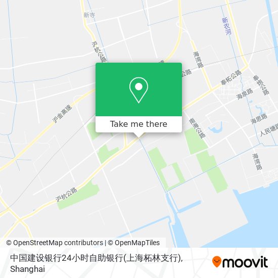 中国建设银行24小时自助银行(上海柘林支行) map