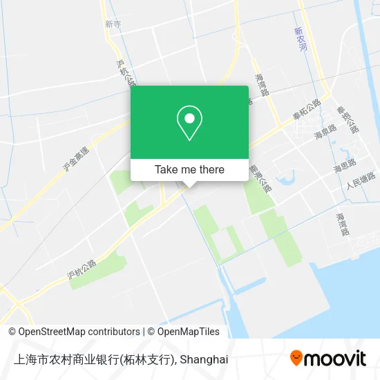 上海市农村商业银行(柘林支行) map