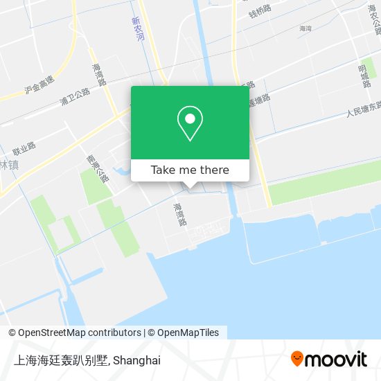 上海海廷轰趴别墅 map