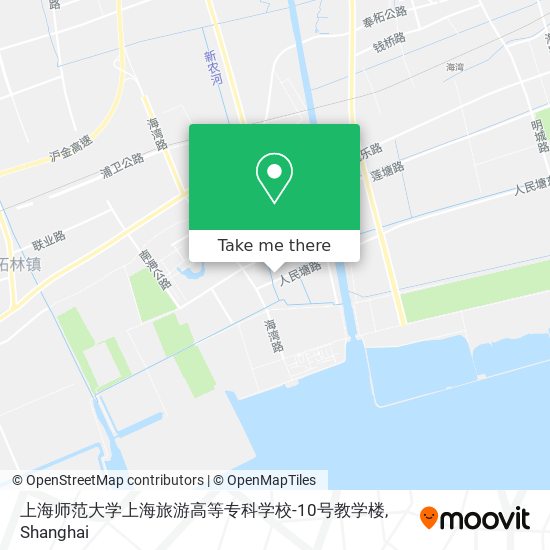 上海师范大学上海旅游高等专科学校-10号教学楼 map