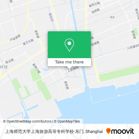 上海师范大学上海旅游高等专科学校-东门 map