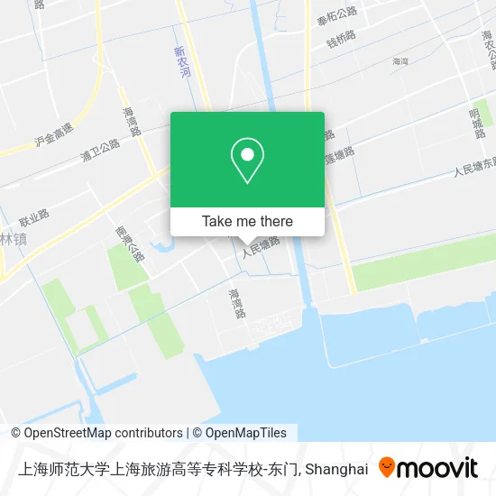 上海师范大学上海旅游高等专科学校-东门 map