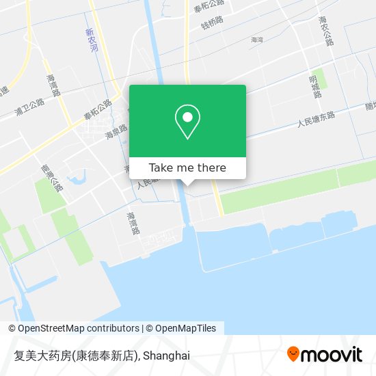 复美大药房(康德奉新店) map