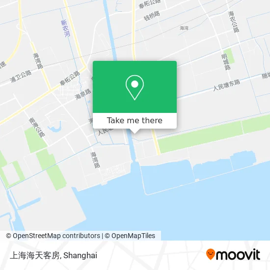 上海海天客房 map