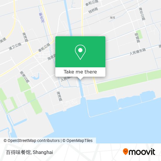 百得味餐馆 map