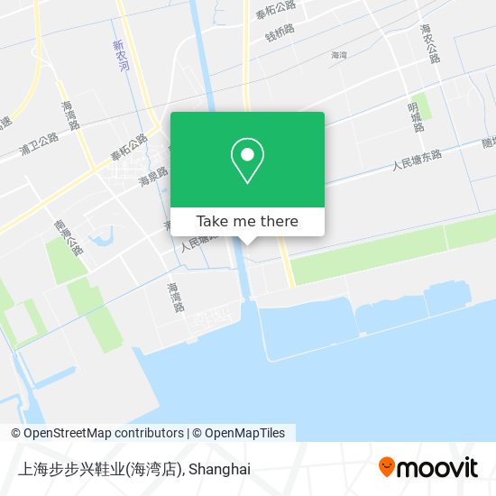 上海步步兴鞋业(海湾店) map