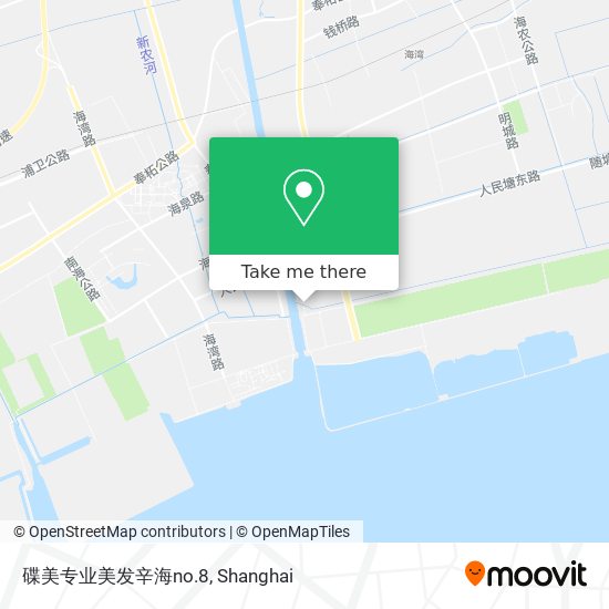 碟美专业美发辛海no.8 map