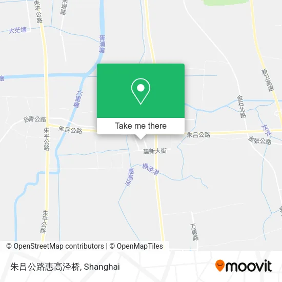 朱吕公路惠高泾桥 map