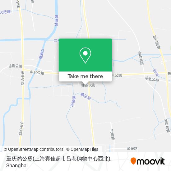 重庆鸡公煲(上海宾佳超市吕巷购物中心西北) map