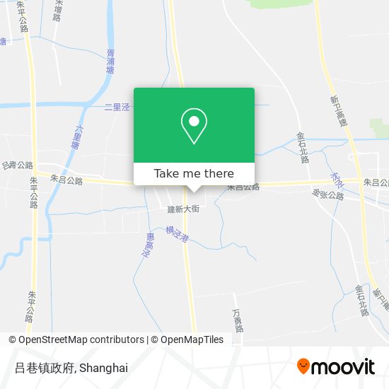 吕巷镇政府 map