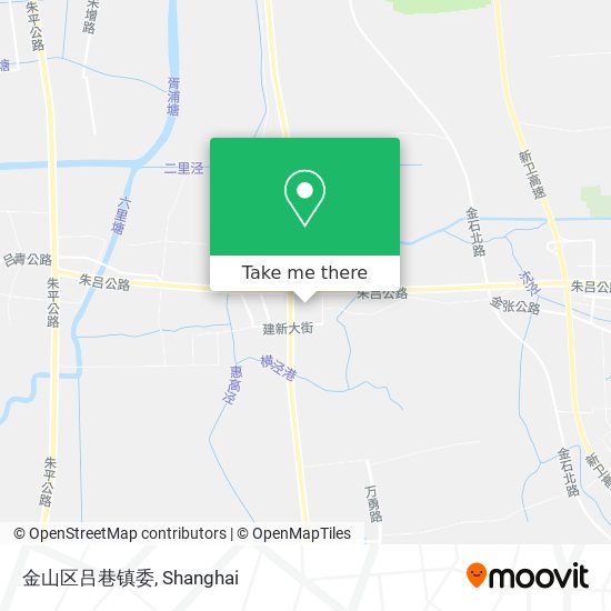 金山区吕巷镇委 map