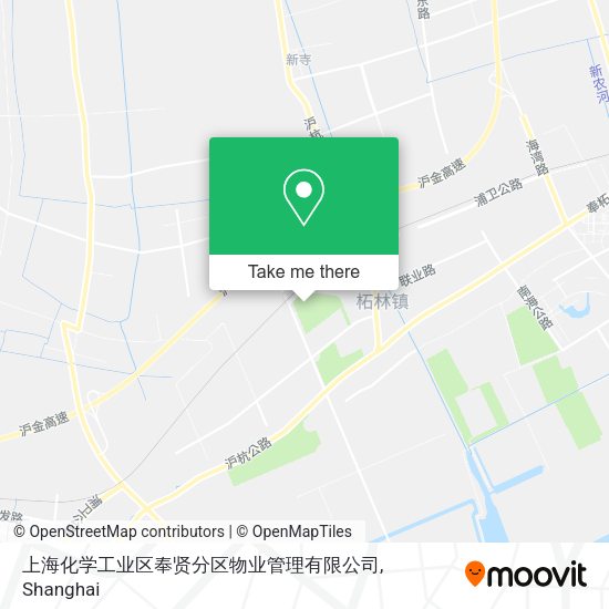 上海化学工业区奉贤分区物业管理有限公司 map