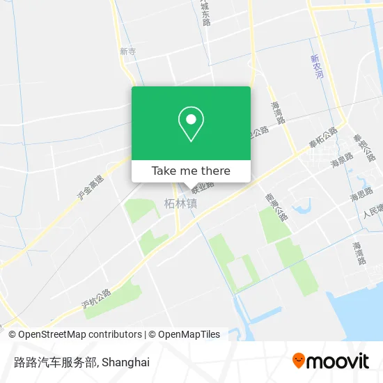 路路汽车服务部 map