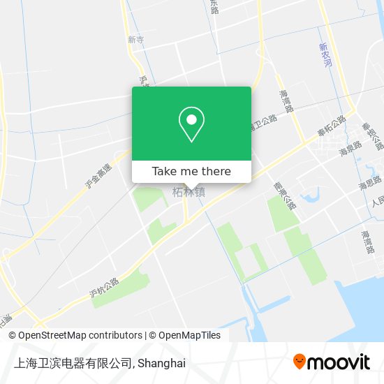 上海卫滨电器有限公司 map